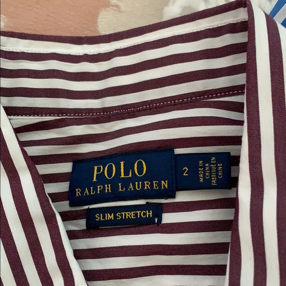 Polo Ralph Lauren Slim Stretch sz 2 fitted style - Picture 3 of 5